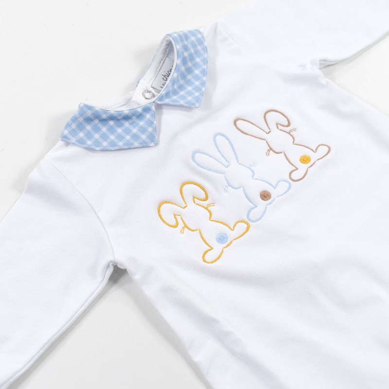 Baby cotton jersey baby suit by Le...