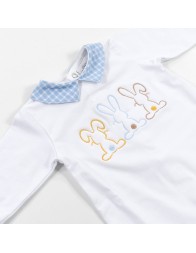 Baby cotton jersey baby suit by Le chicche TU5760