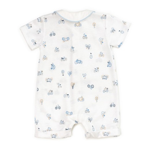 Piquet cotton romper with collar by Coccode' C59133 2