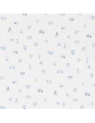 Bicycles - Cotton piquet cover for cradle and pram by Coccode C59451