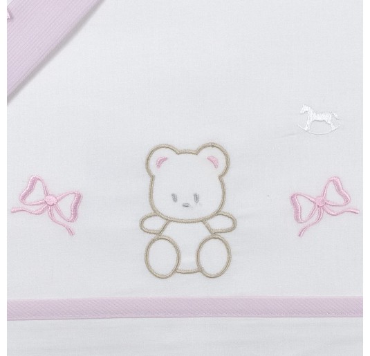 Set lenzuola culletta e carrozzina Mio Piccolo LC733RR 2