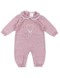 Coordinated suitcase set for newborn girl in thread by Piccole Emozioni PE810