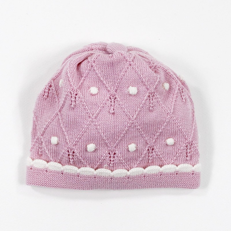 Baby Girl Hat Cap pure wool by Stella IG42S