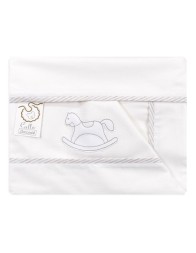 Cavalluccio - Coordinato bauletto corredino neonato cotone Coccode' B59137B