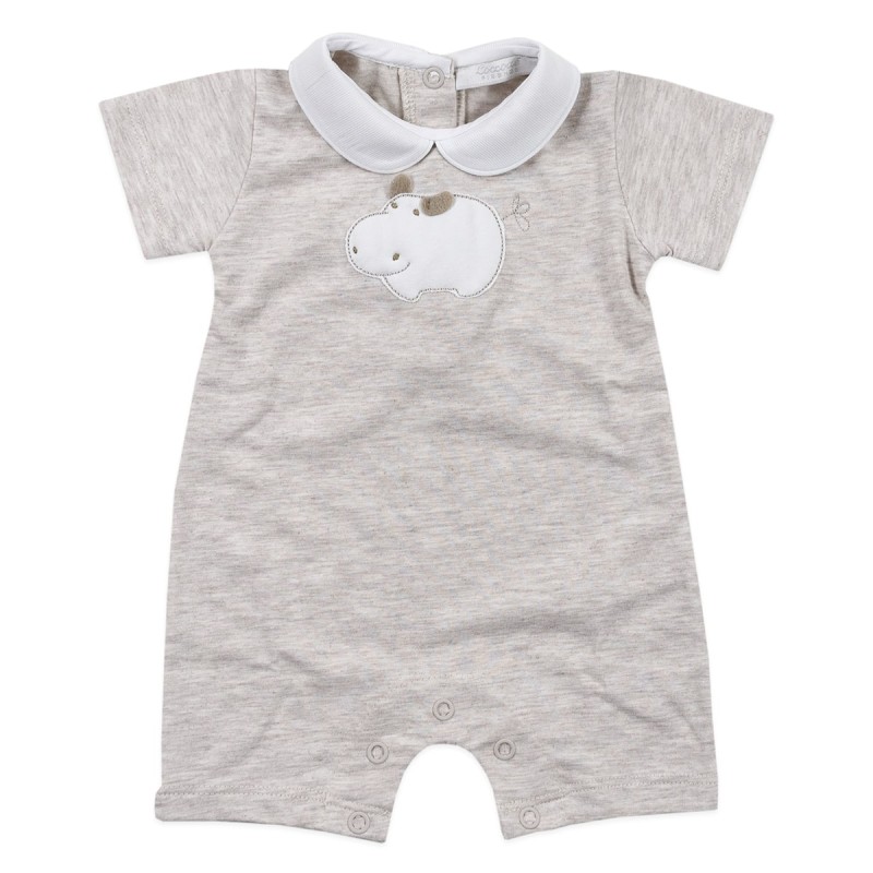 Hippo - Baby romper cotton jersey by Coccode C59137A