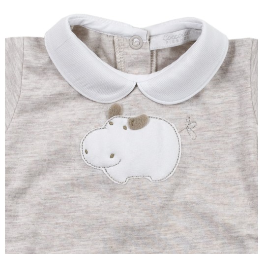 Hippo - Baby romper cotton jersey by Coccode C59137A 2