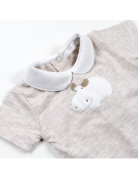 Hippo - Baby romper cotton jersey by Coccode C59137A