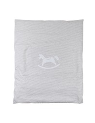 Cavalluccio - Coordinato bauletto corredino neonato cotone Coccode' B59137B