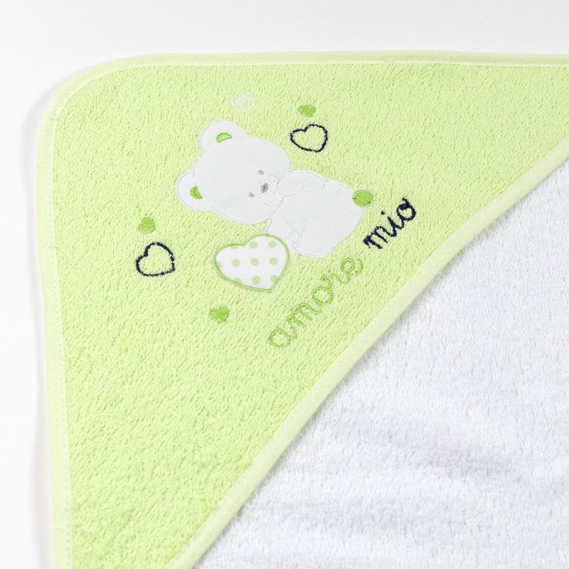 Bathrobe for newborn by Mio Piccolo 920 - Green