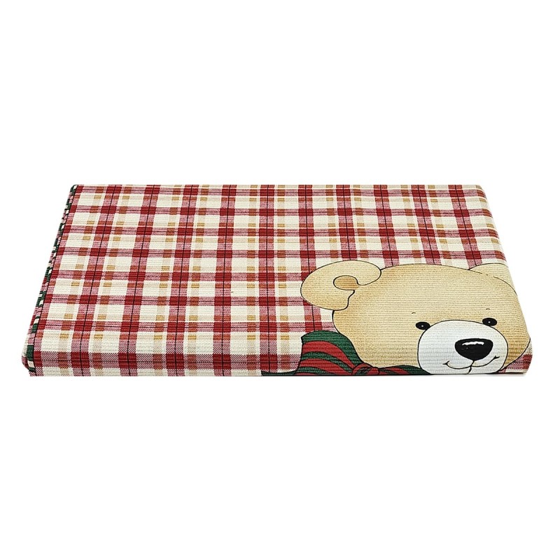 Country Bear - Single-sized piqué cotton bedspread