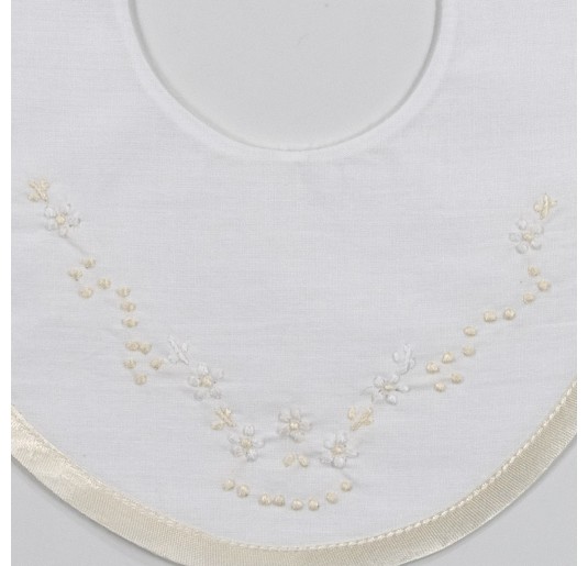 Bib pure cotton hand embroidered BAVP24PA 2