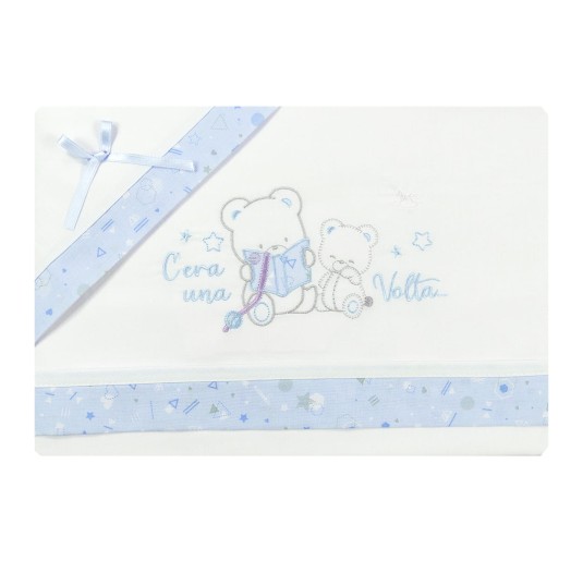 Once upon a time - Crib and pram sheet set Mio Piccolo LC952 2