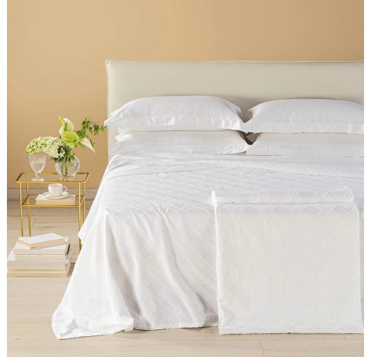 Levante - copriletto Caleffi in cotone jacquard matrimoniale 2