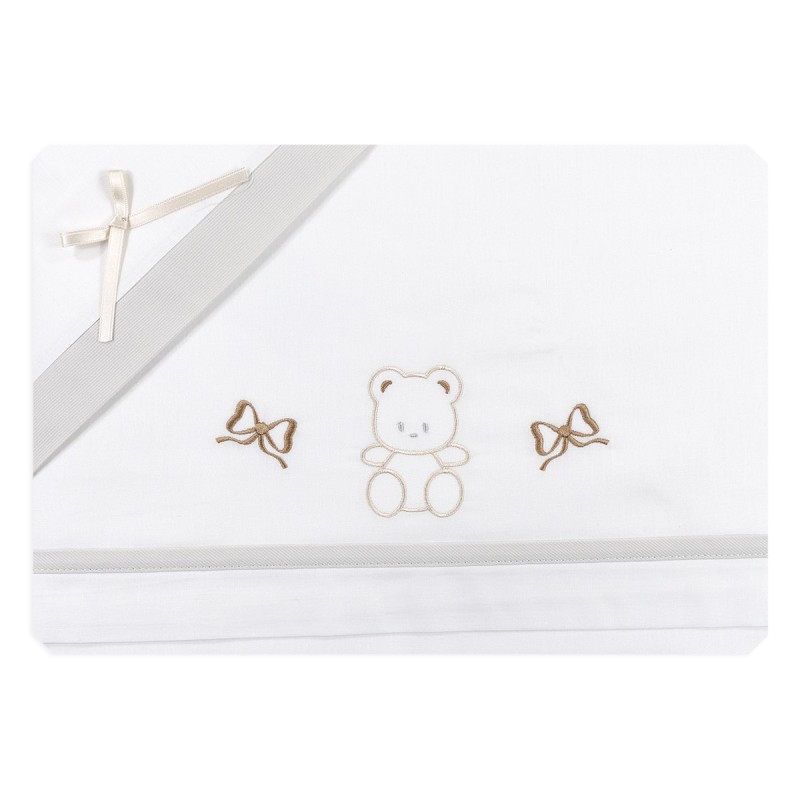 Cot Crib sheet set cotton Mio Piccolo LL733