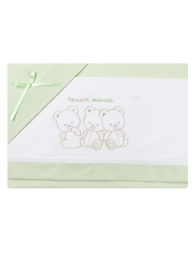 Set lenzuola per culla lettino Mio Piccolo LL944 - Verde