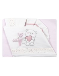 Little Love - Set lenzuola culletta e carrozzina Bruco Bruco EC2023