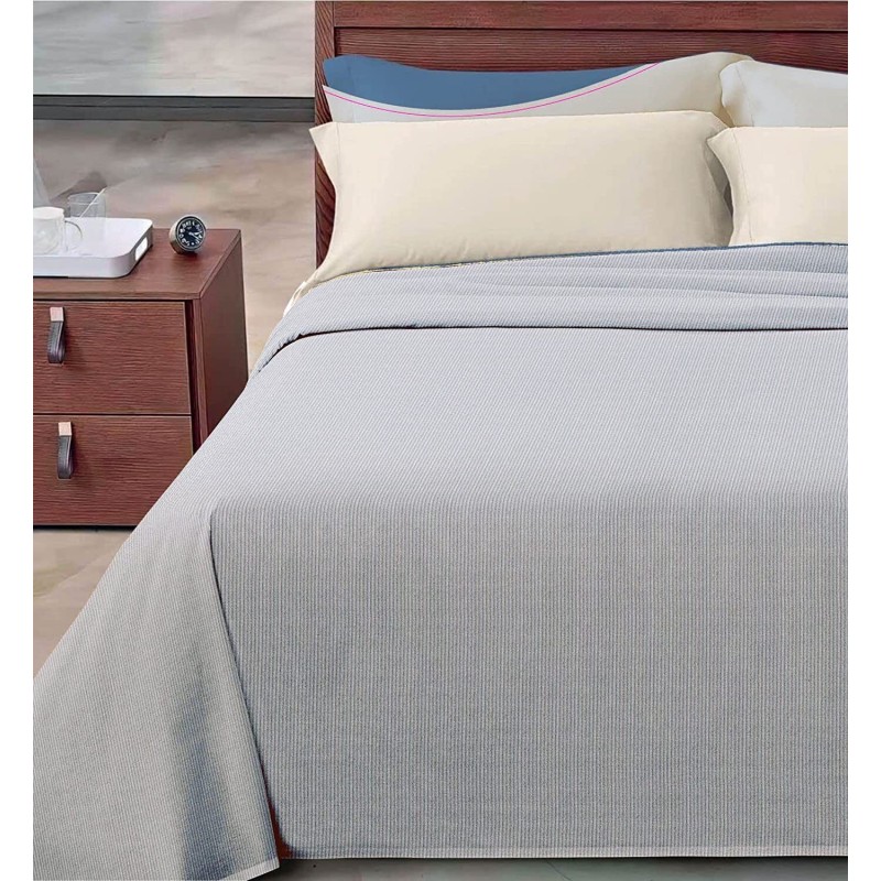 Monochrome - piquet cotton bedspread - various sizes: