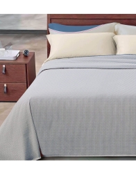 Monochrome - piquet cotton bedspread - various sizes: