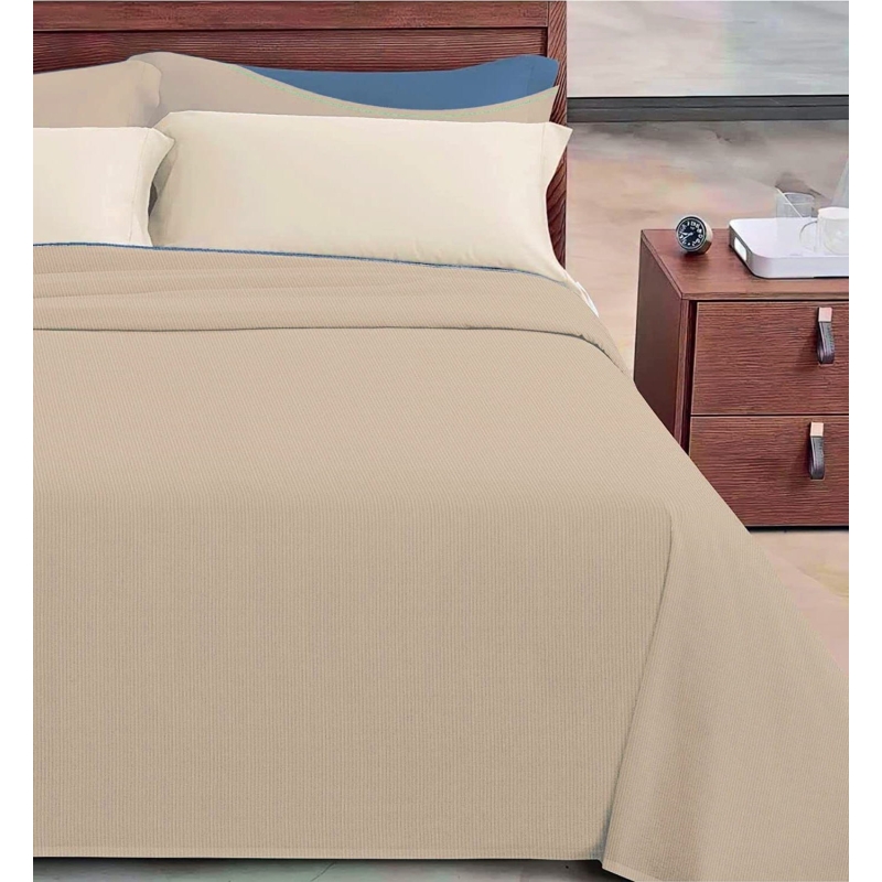 Monochrome - piquet cotton bedspread...
