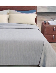 Monochrome - piquet cotton bedspread - various sizes: