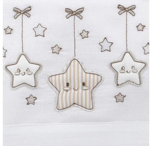 Three Stars - Crib Pram sheet set Bruco Bruco EC2020 2