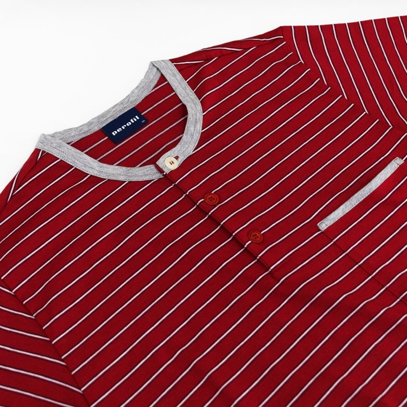 Ventotene - pigiama cotone lungo di...