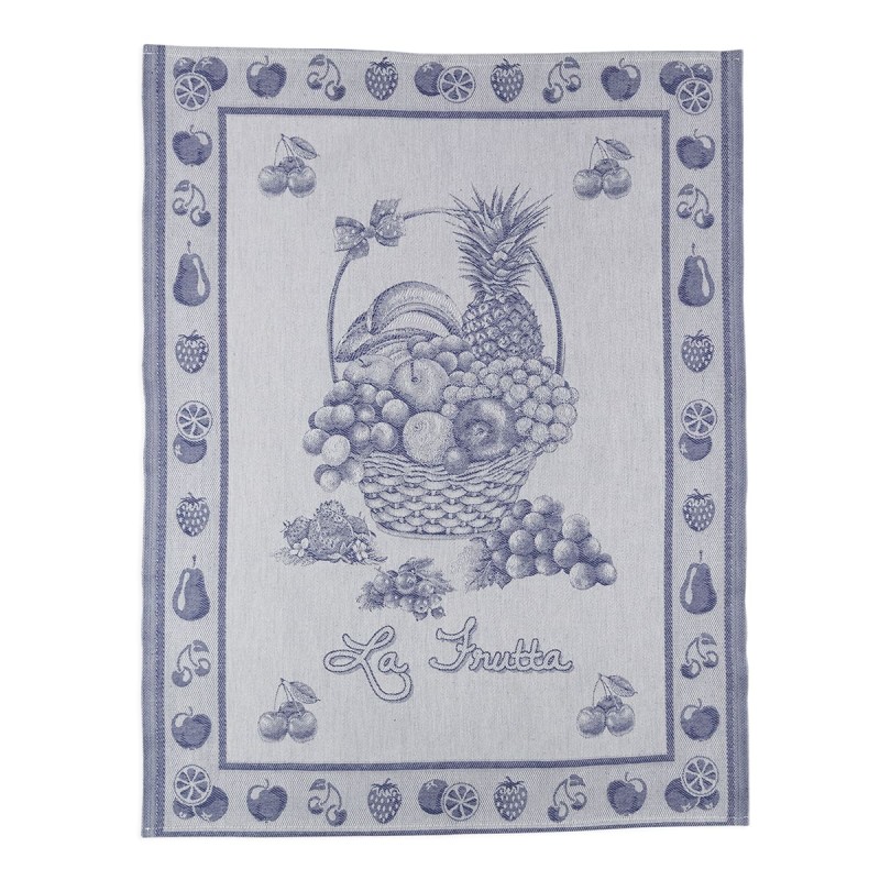 Fruits - dish towel in pure cotton jacquard 60X80 cm