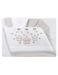 Lenzuola lettino baby Bruco Bruco EL2020 - Panna