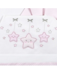 Lenzuola lettino baby Bruco Bruco EL2020 - Rosa Bis