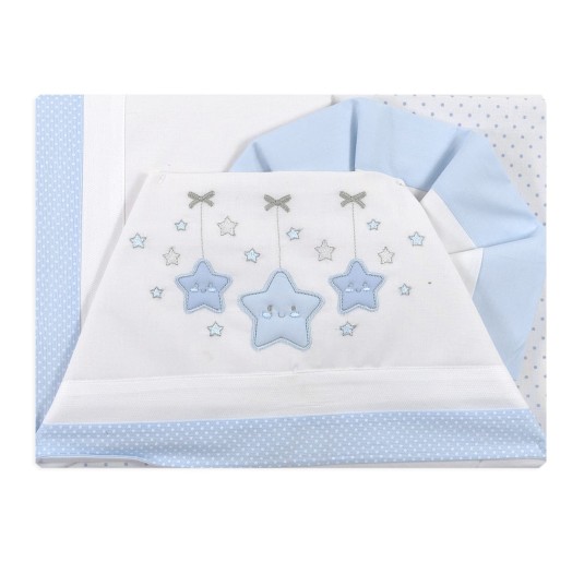 Three Stars - Crib Cot sheet set Bruco Bruco EL2020 2