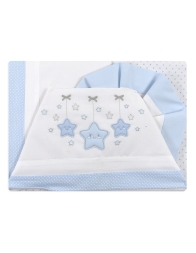 Lenzuola lettino baby Bruco Bruco EL2020 - Azzurro