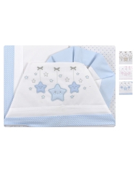 Tre Stelline - Set lenzuola lettino baby Bruco Bruco EL2020