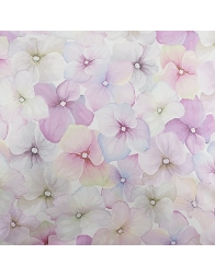 Petals - Dettaglio Lenzuola Copriletto Rosa di Corredo Italiano®