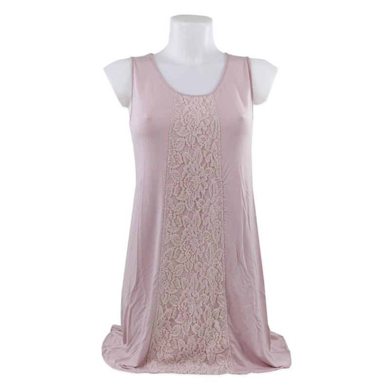 Amelie - sleeveless nightgown by Tatà with lace