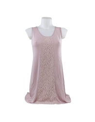 Amelie - camicia da notte giromanica Tatà con pizzo