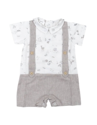 Pagliaccetto in misto lino e cotone Birillini 6175TT