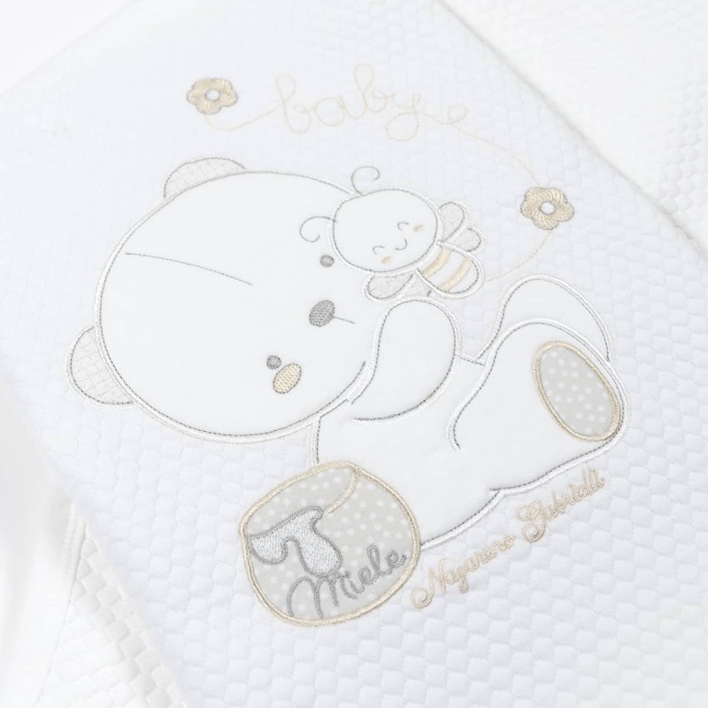 Blanket for pram cradle - Cream Blanket for pram cradle - Cream