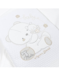 Copertina leggera per culletta - Panna - Corredoitaliano®