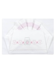 Orsetto e Stelline - Set lenzuola culletta e carrozzina C03319
