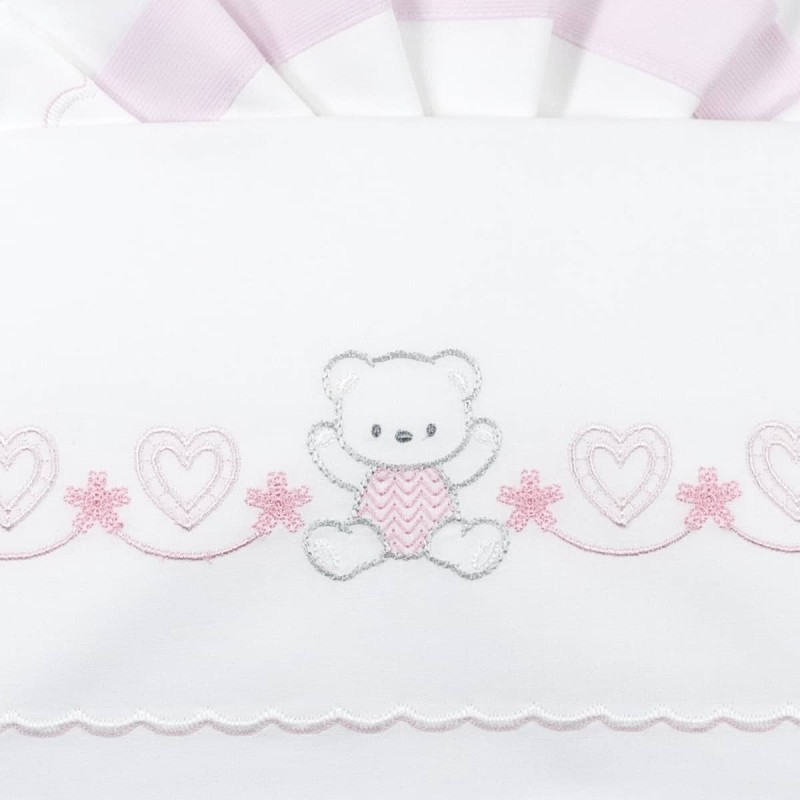 Bear and Stars - Cradle Pram sheet... Bear and Stars - Cradle Pram sheet...