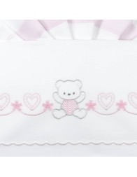 Orsetto e Stelline - Set lenzuola culletta e carrozzina C03319