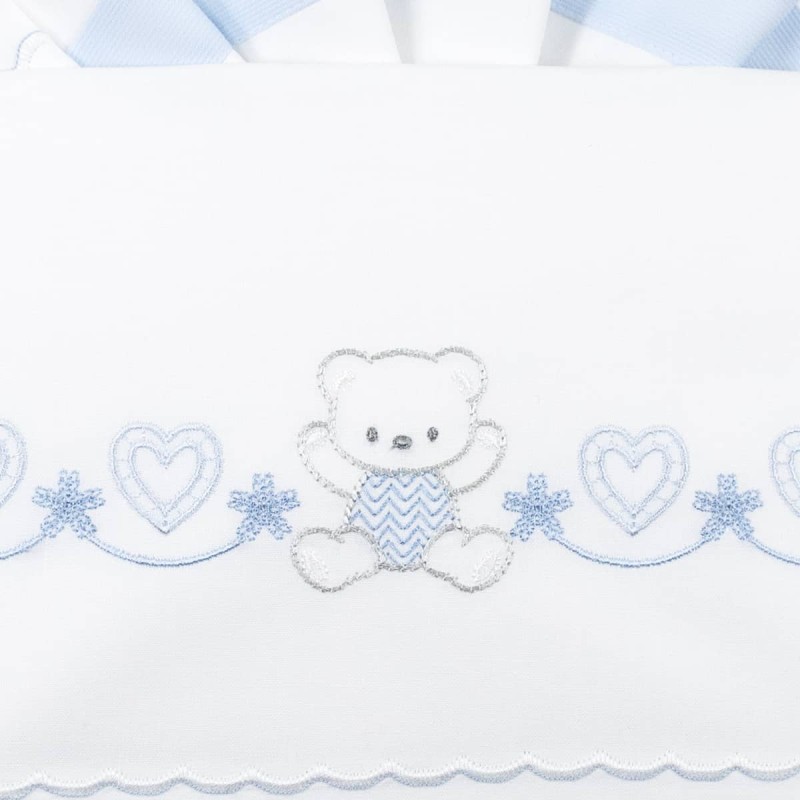 Bear and Stars - Cradle Pram sheet... Bear and Stars - Cradle Pram sheet...