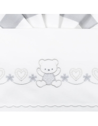 Cot bed sheet set by La Fatina L04319