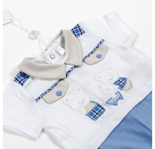 Newborn Boy romper Bidibimbo P3077A 2