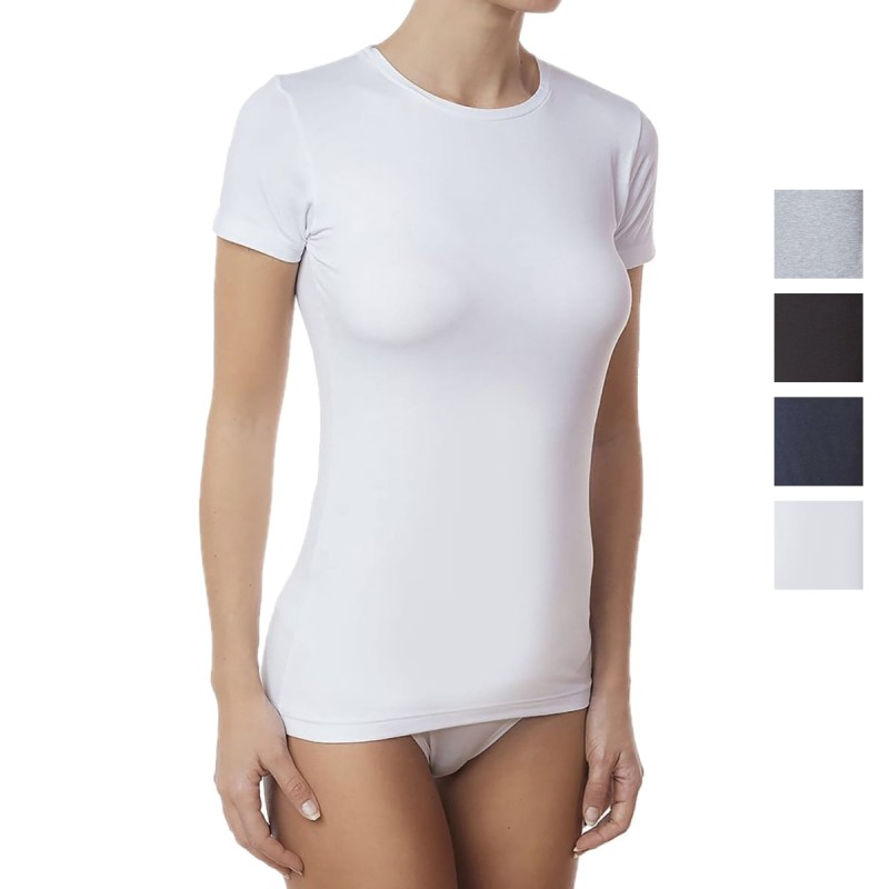 T-Shirt Mezza Manica Girocollo Jadea Basic 4180