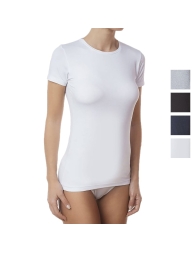 T-Shirt Mezza Manica Girocollo Jadea Basic 4180