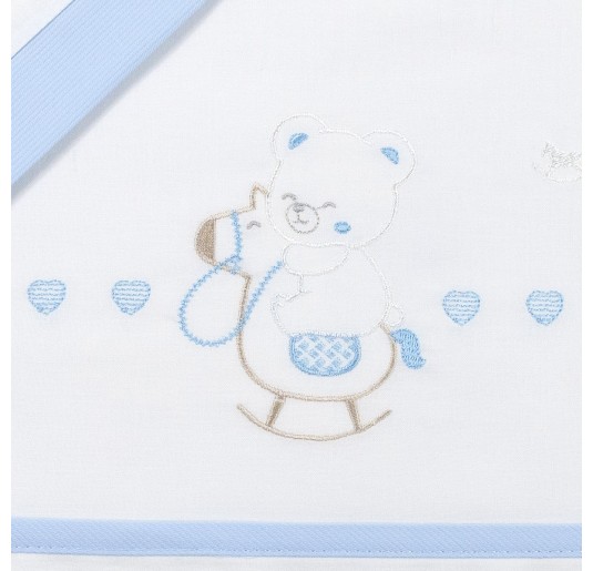 Set lenzuola per culla lettino Mio Piccolo LL865 - Cielo 2