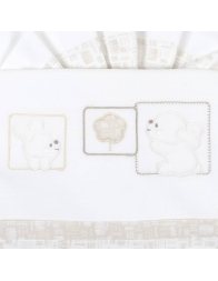 Set lenzuola per culla lettino La Fatina LL04323