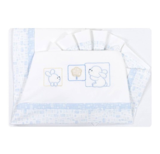 Set lenzuola culla e carrozzina La Fatina 03223 2