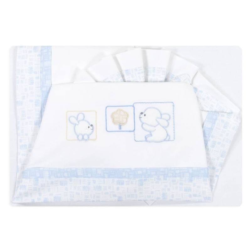 Cradle and pram sheet set La Fatina 03223